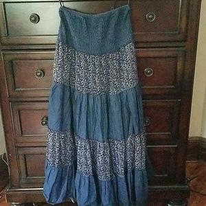 Sleeveless Denim Dress